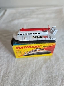 Lesney Matchbox Superfast No. Aerodeslizador 72 y 2 SRN6 1972 blanco - Inglaterra con caja - Imagen 1 de 7