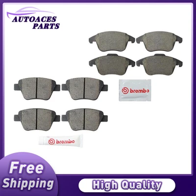 Juego de pastillas de freno Brembo de cerámica delanteras traseras 2X para Volkswagen Passat 2012-2015 Foto 1 de 2