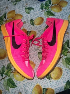 NIKE Zoom Rival Distance Pink Track Spikes Men's Size 12 DC8725-600 no spikes - Picture 1 of 11