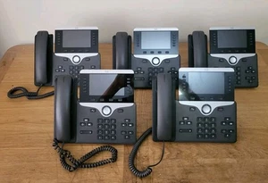 5X Cisco CP-8841 Telephones PoE VoIP IP Phone Business Office 8841 Phones Joblot - Photo 1/4