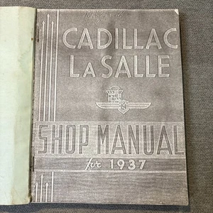 1937 Cadillac LaSalle Shop Manual - Good Reproduction - Picture 1 of 19