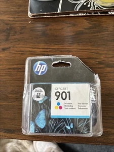 HP 901 Original Ink Cartridge Tri Colour Sealed New - Picture 1 of 2