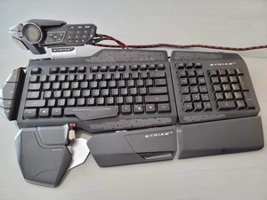 Mad Catz S.T.R.I.K.E Strike 5 Gaming Keyboard EUC Rare - Picture 1 of 22