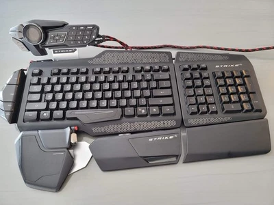 Mad Catz S.T.R.I.K.E Strike 5 Gaming Keyboard EUC Rare - Image 1 of 4