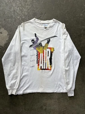 Camiseta manga larga vintage años 80 BURTON Snowboards Craig Kelly promoción talla XL Foto 1 de 4