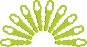 Ryobi RAC158 Replacement Blades Double Head 10 Pieces - Picture 1 of 12