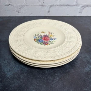 Set di 4 piatti da insalata vintage Wedgwood Wellesley in latta floreale - Foto 1 di 6