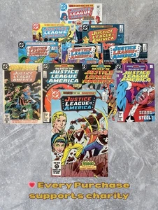 Justice League Detroit Ära Lot 11 Comics #233 KEY 1st Vibe Gypsy #250 Batman Mitte - Bild 1 von 12