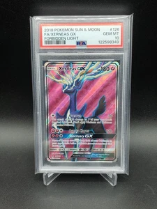 2018 Pokemon Sun and Moon Forbidden Light Xerneas GX 126 PSA 10 - Picture 1 of 2
