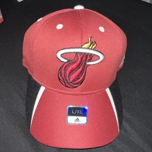 NBA Miami Heat Adidas Adulto Estructurado Flex Gorra Gorra ¡NUEVA! L/XL - Imagen 1 de 3