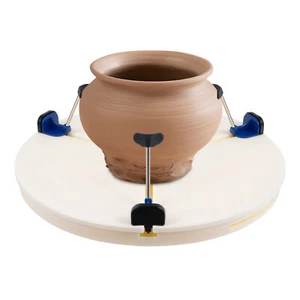 Ceramic Trim Holder Pottery Wheel Centers Clip Polymer Scraping Repair Tool - Picture 1 of 12