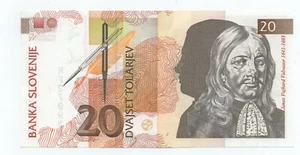 Slovenia 20 Tolarjev 15-1-1992 Pick 12 UNC Uncirculated Banknote - Picture 1 of 2