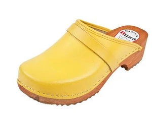 Holzclogs gelbe Farbe F1 schwedischer Stil. US Schuhgröße (Damen) - Bild 1 von 4