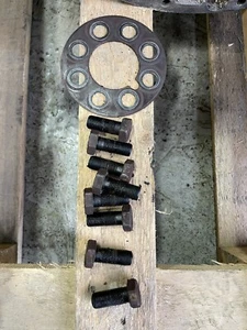 Land Rover 200TDI Defender Discovery Engine Flywheel Bolts and Plate - Picture 1 of 1
