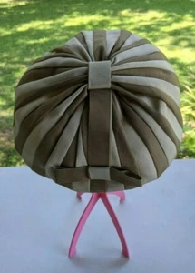 Mütze hellbraun cremeweiß VINTAGE! JUL21 - Bild 1 von 12