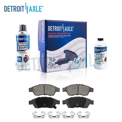 Front Ceramic Brake Pads + Fluid Kit for 2006 2007 Suzuki Aerio l4 2.3L — 第 1/4 张图片