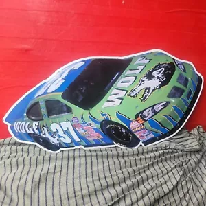 NEW 2003 TIMBER WOLF # 37 MARK GREEN NASCAR RACING METAL SIGN 25X13 - Picture 1 of 8