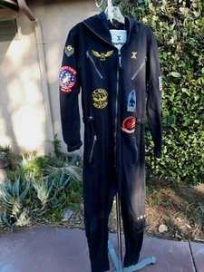 OnePiece The Norweger Original schwarzer Fliegeroverall mit Kapuze in Größe L - Bild 1 von 12