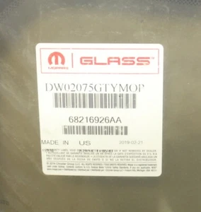 Mopar Windshield-Shipping Assembly Part Number - 68216926Aa For Chrysler - Picture 1 of 2