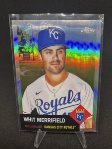 2022 Topps Chrome Platinum Anniversary #101 Whit Merrifield Refractor Royals - Picture 1 of 2