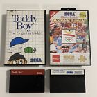 Teddy Boy And Olympic Gold - Sega Master System - PAL - No Manuals - Boxed Only