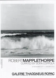 ROBERT MAPPLETHORPE c1980 Waves Galería de Arte Exposición Ad-2011 - Imagen 1 de 1