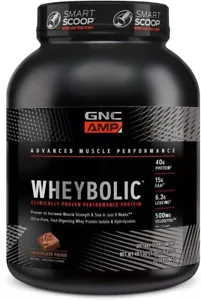 GNC AMP Wheybolic Ripped Whey Protein Isolate Chocolate PB 22 Servings - Picture 1 of 8