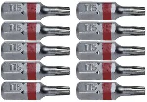 Controlador de brocas TORX - 1 pulgada - T15 - (paquete de 10) - Imagen 1 de 5