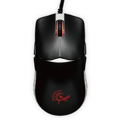 Ducky Feather Omron 60M Switch Black & White Wired Gaming Mouse RGB - Image 1 of 2