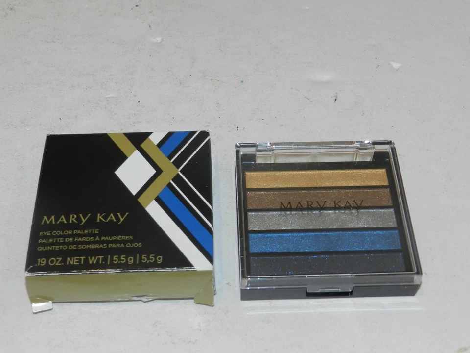 MARY KAY ROCK THE RUNWAY EYE COLOR PALETTE SHADOW GOLD SILVER BRONZE NEW NIB - Image 1 of 1