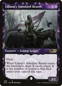 Liliana's Standard Bearer Foil (299) Showcase Core Set 2021 M21 MTG Magic - Bild 1 von 1