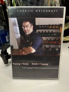 Charlie Weingroff TRAINING = REHAB Physical Therapy Personal Trainer DVD - Picture 1 of 4