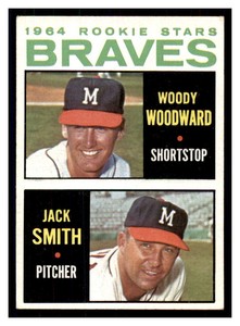 1964  Topps 1964 Braves Rookie Stars - Woody Woodward / Jack Smith RC,RS #378