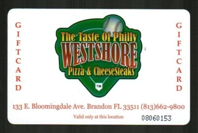 WESTSHORE The Taste of Philly, Collectible Gift Card ( $0 ) - Image 1 of 2