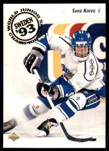 1992-93 Upper Deck Saku Koivu RC Finland #617