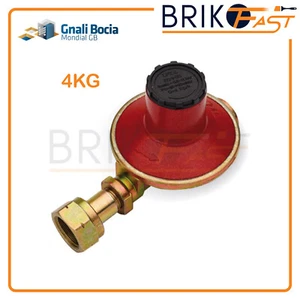 REGOLATORE RIDUTTORE GAS GPL KG/H 4 CUCINA/CALDAIA/SCALDINO BAS.PRES. 20-60 mbar - Foto 1 di 1