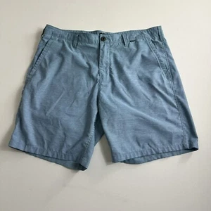 Hurley Nike Dri-Fit Chino Shorts Adult Mens Size 36 Casual Active Blue - Picture 1 of 6