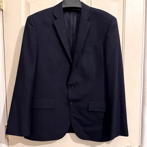 J. Crew Crosby Loro Piana Super 120’s Wool Sports Coat Black Men's 40S EUC - Picture 1 of 14