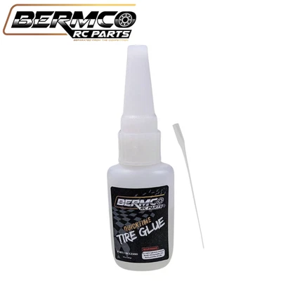 Bermco RC Parts Quicktime Tire Glue (Medium) CA .70oz w/ Tip Car Truck Traxxas - Image 1 of 4