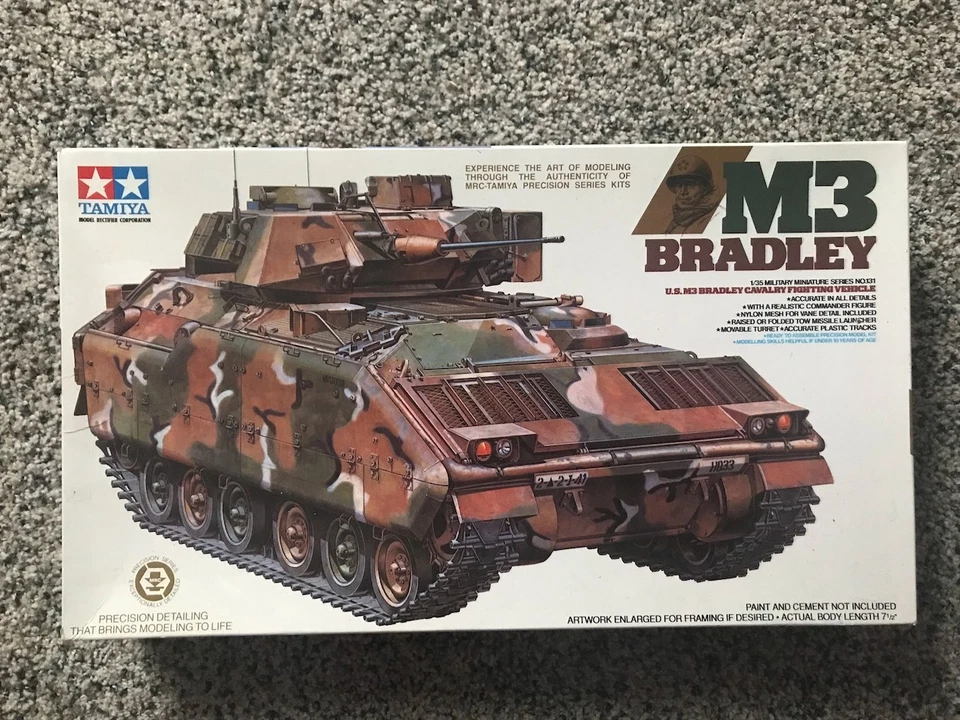 Tamiya M3 Bradley CFV #35131A 1:35 *new/open box* - Image 1 of 2