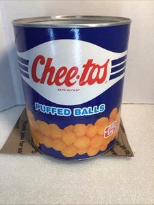 Vintage Cheetos Puffkugeln Frito leger Behälter 80er Jahre - Schrift auf einer Seite - Bild 1 von 7