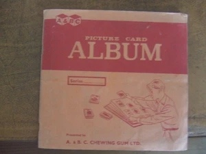 A&B.C. GUM PICTURE CARD ALBUM - Picture 1 of 1