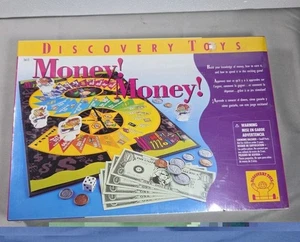 Vintage Discovery Toys Geld! Geld! Lernbrettspiel #3613 NEU - Bild 1 von 7