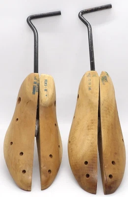 Conjunto de sapateiro de madeira antigo vintage masculino M TAMANHO MÉDIO 10 - 11 - Imagem 1 de 4