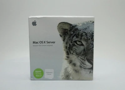 Mac OS X Server v10.6 Snow Leopard Unlimited Client License (MC588Z/A) - Image 1 of 2