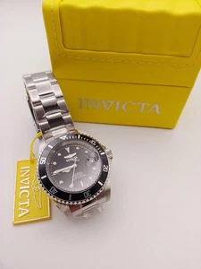 Invicta Pro Diver Herren-Armbanduhr – Edelstahl, Automatik, 40 mm, Silber/Schwar - Bild 1 von 3