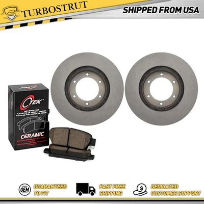 Front Centric OE Brake Pads and Rotors Kit For 1986-1988 Toyota 4Runner Pickup - Image 1 of 4