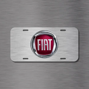 NUEVO Fiat Aluminio Matrícula Coche SUV - Imagen 1 de 2