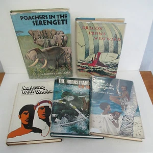 Lot of 5 HC Children's Adventure Stories in DJs - Picture 1 of 2