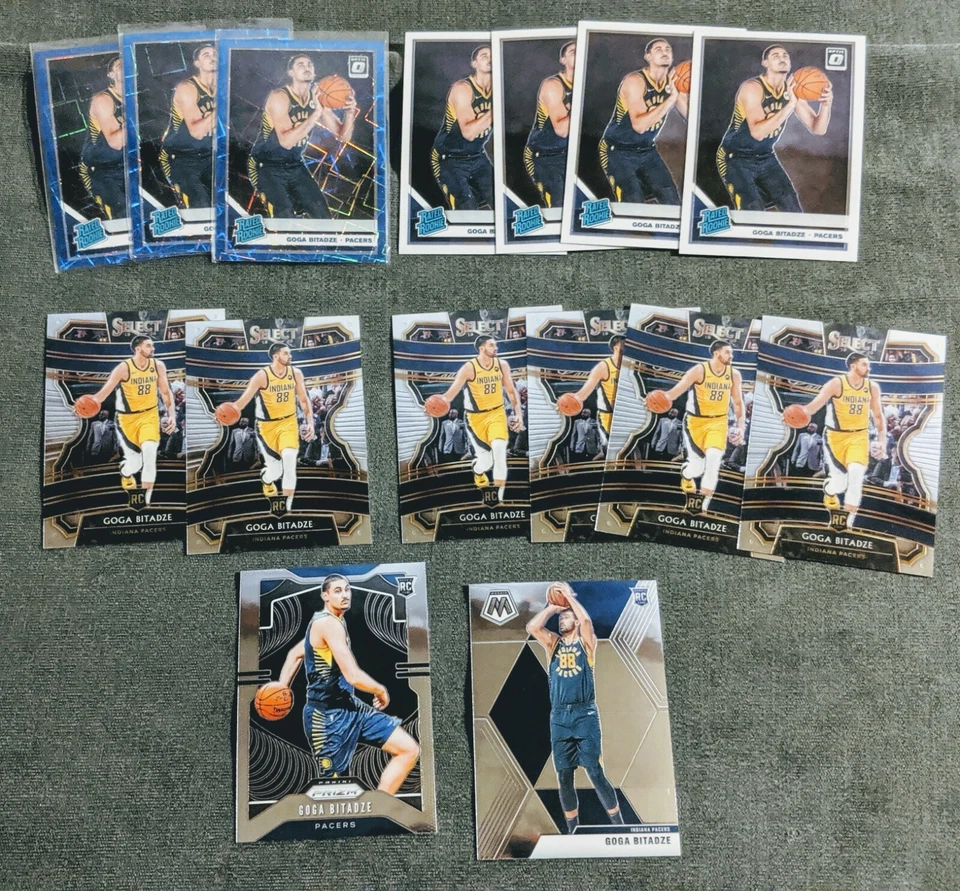 2019 MASSIVE Goga Bitadze Rookie 15-CARD LOT! Indiana Pacers - Image 1 of 1